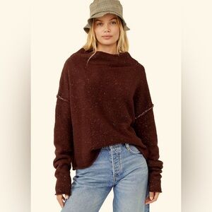 Free People San Vicente Sweater in Birch Bark